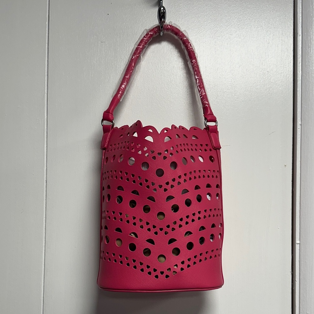 Neiman Marcus pink bouquet Bag